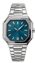 Montier Silver Steel Blue Dial