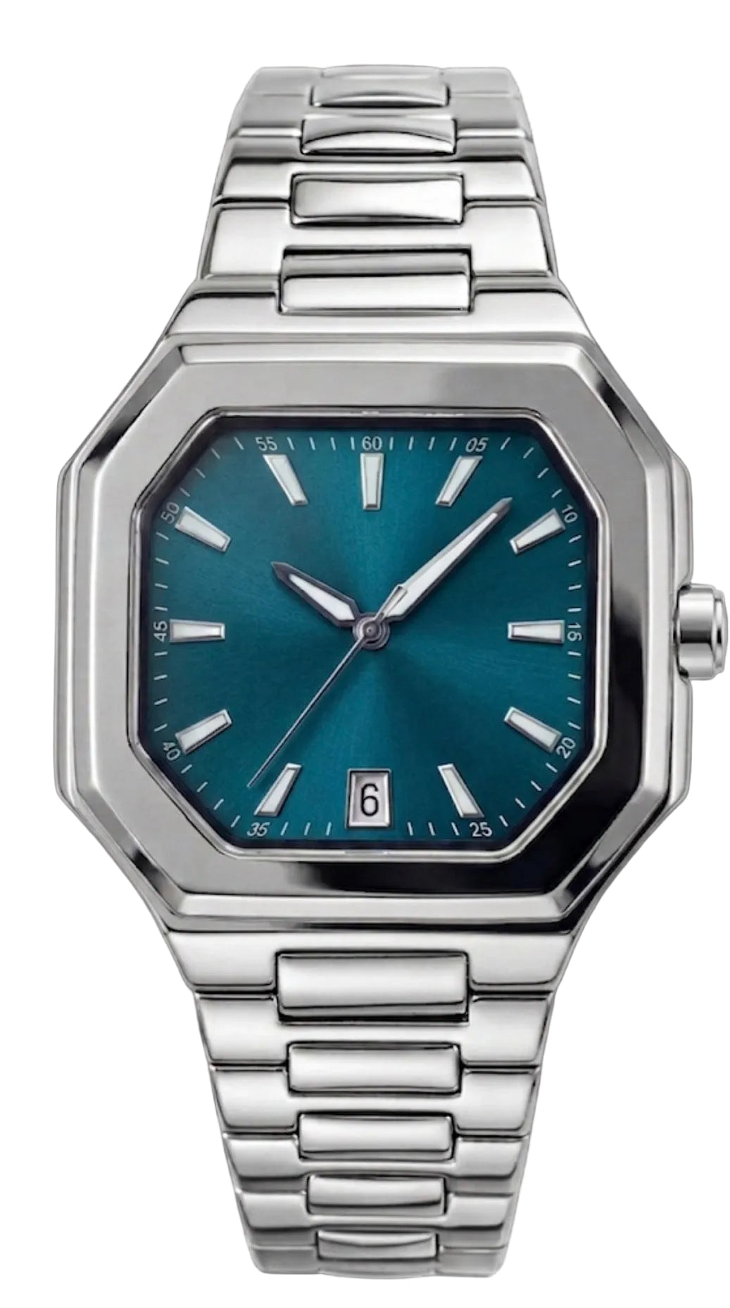 Montier Silver Steel Blue Dial