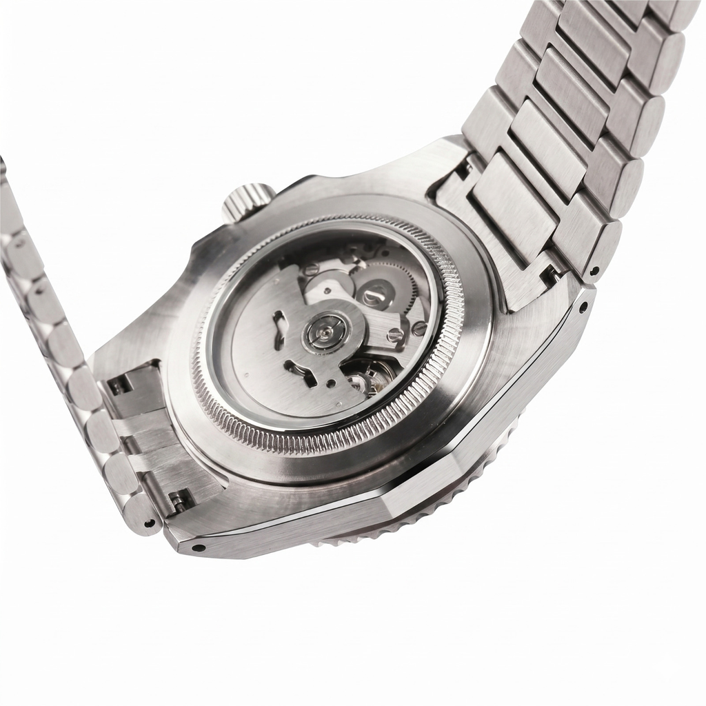 Valtor Silver Steel Green Dial