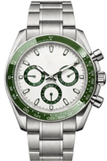 Torvex Silver Steel White Dial