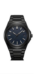 Valtor Black Steel Blue Dial