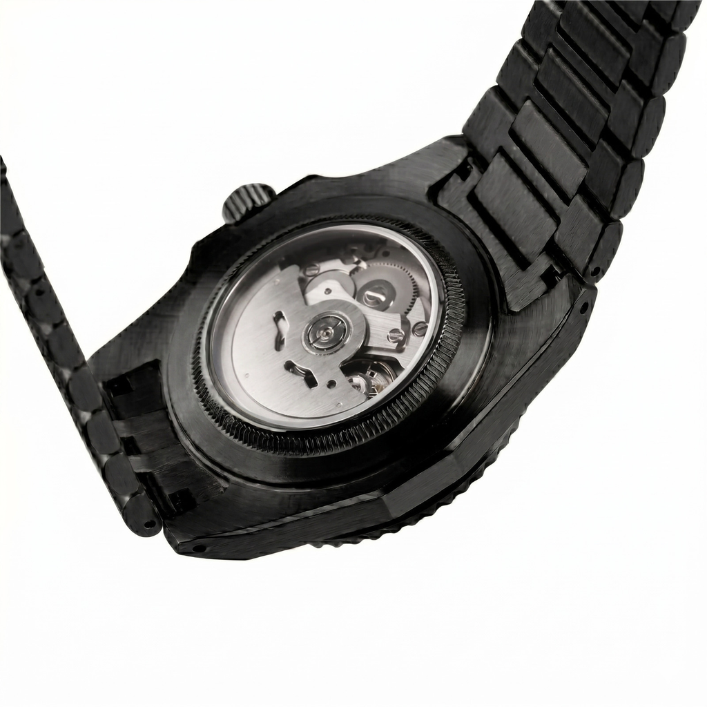 Valtor Black Steel Blue Dial