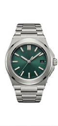 Valtor Silver Steel Green Dial