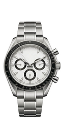 Torvex Silver Steel White Dial