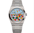 Oris Silver Steel Fancy Dial