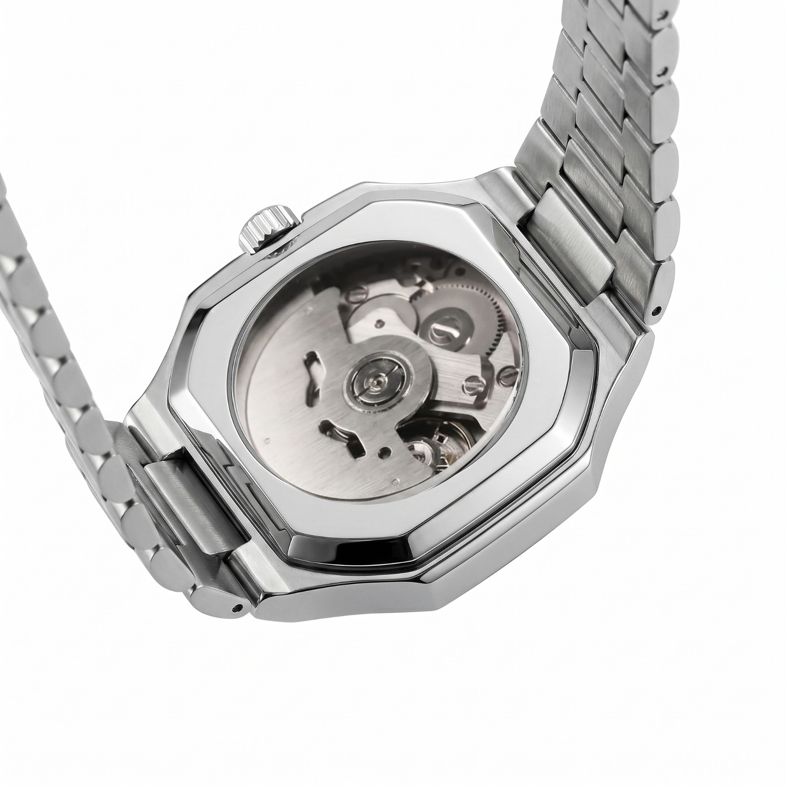 Montier Silver Steel Blue Dial