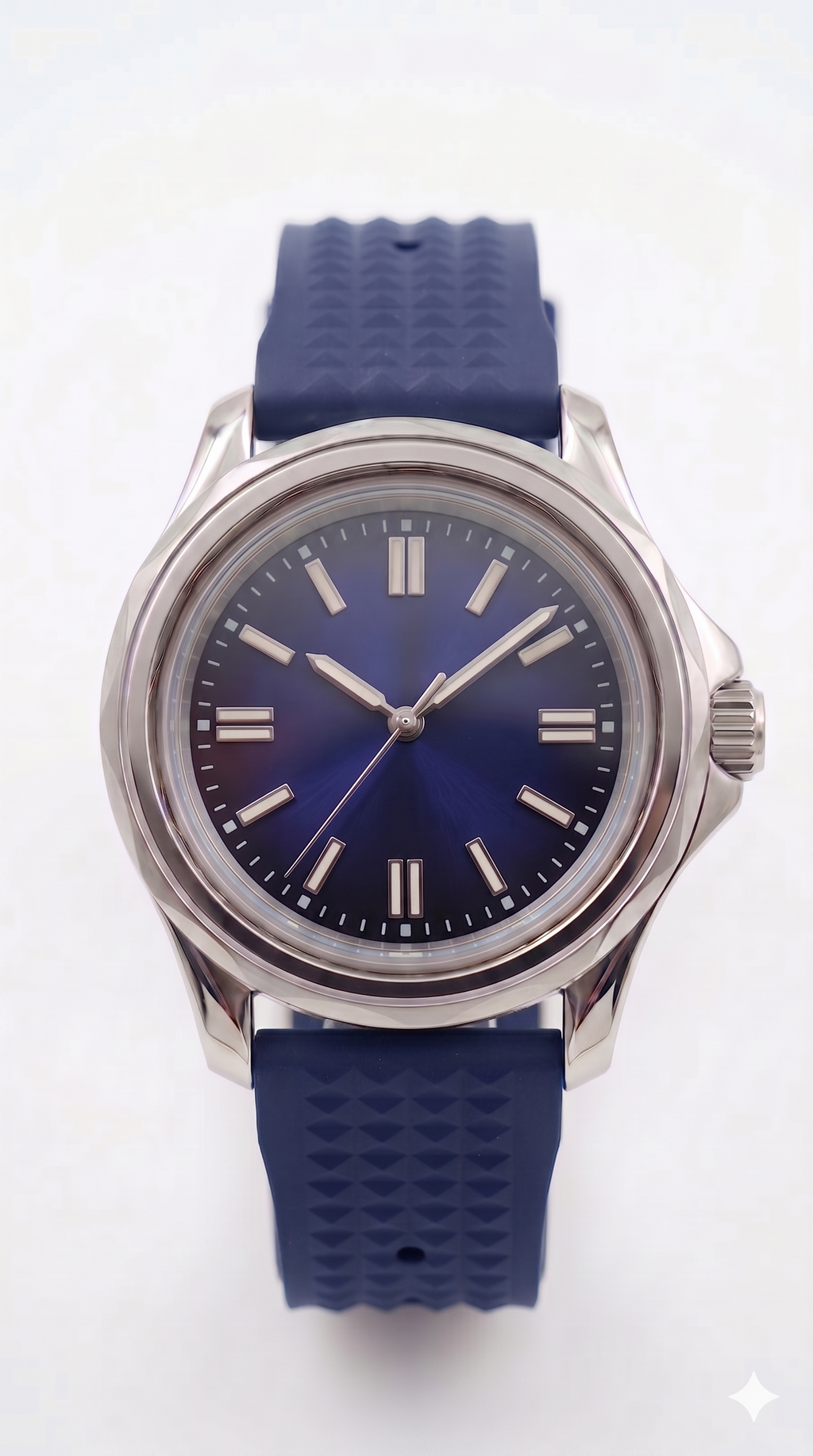 Nexor Silver Steel Blue Dial