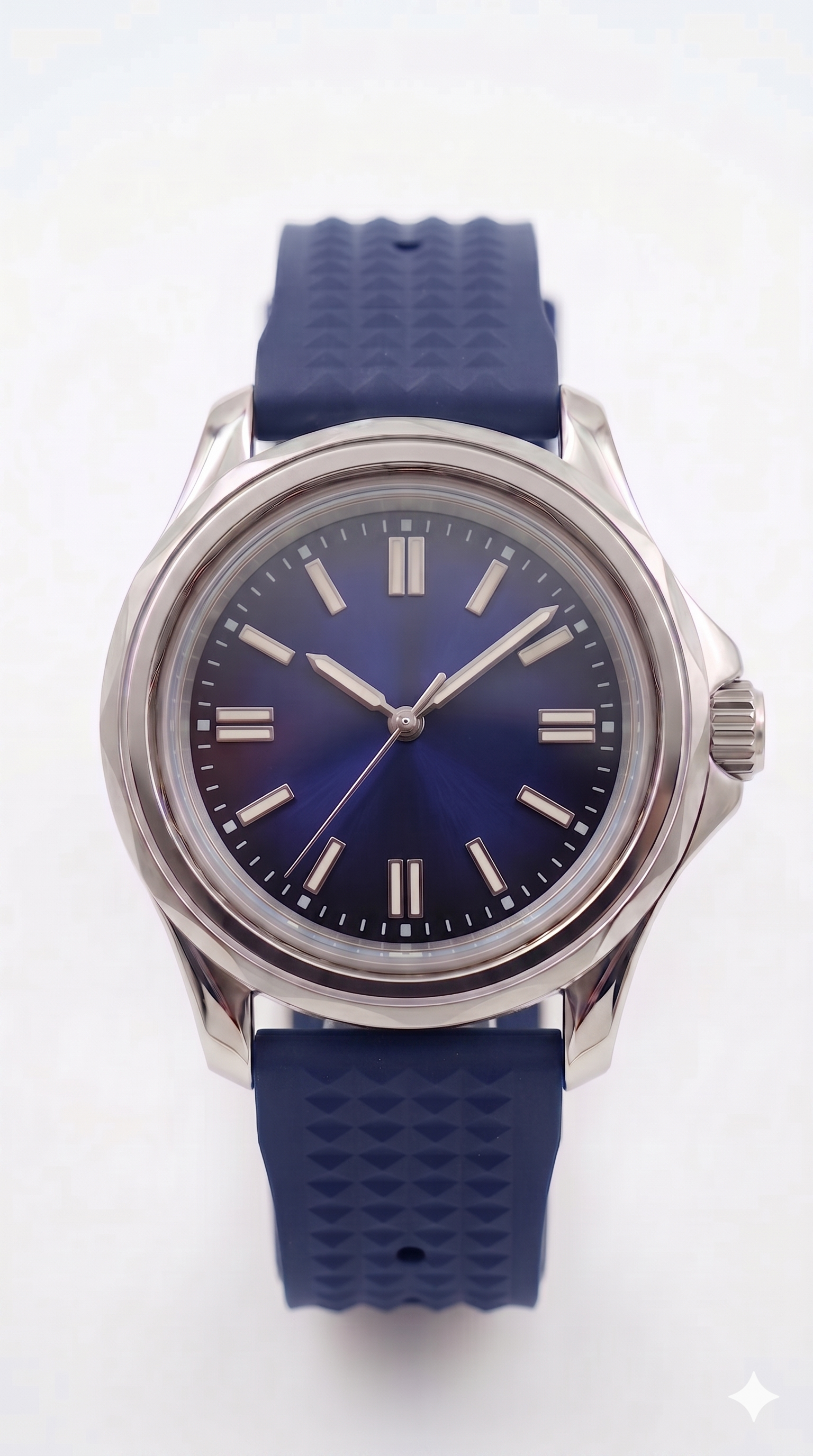 Nexor Silver Steel Blue Dial