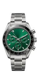 Torvex Silver Steel Green Dial