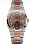 Tolaris Two Tone Steel Brown Dial