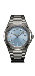 Valtor Silver Steel Ice Blue Dial